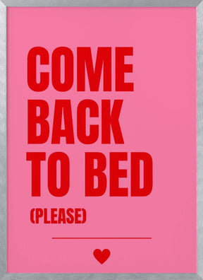 Come Back to Bed Poster