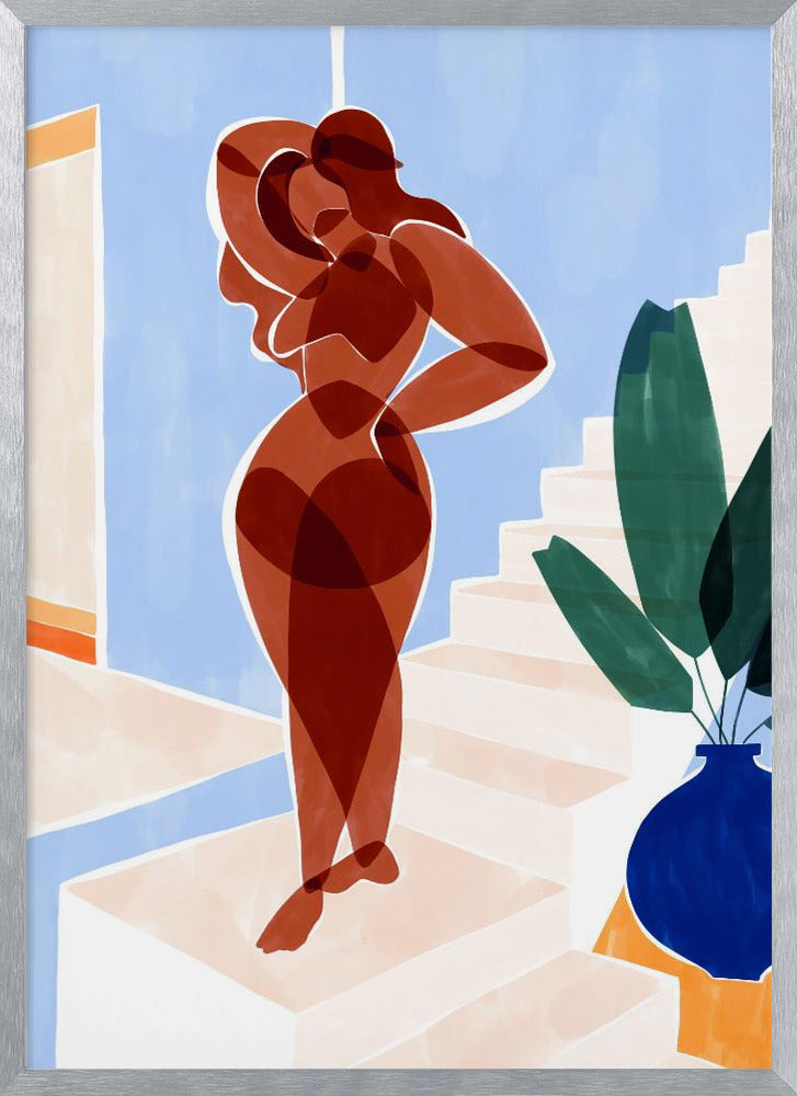 Terracotta Woman Poster