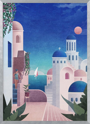 Santorini Poster