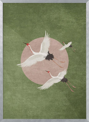 Storks - Forest Green Poster