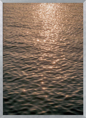 Sunset at Sea Poster