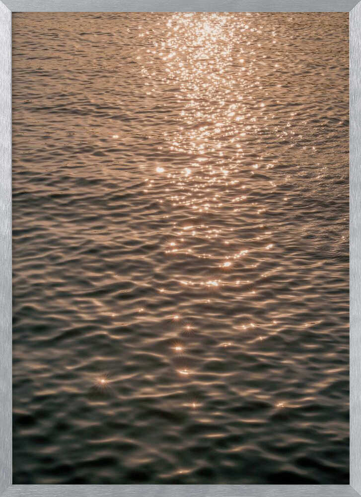 Sunset at Sea Poster