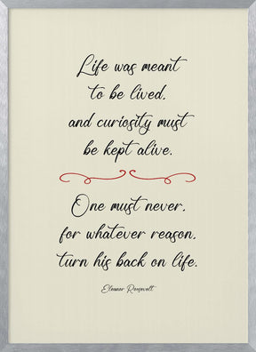 Eleanor Roosevelt quote Poster