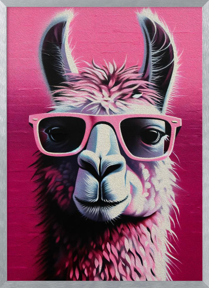 Pink Lama Poster