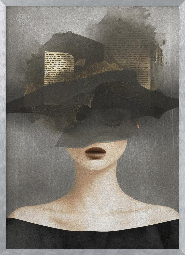 Lady In Hat No 2 Poster