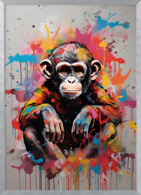 Monkey Pop Art Poster