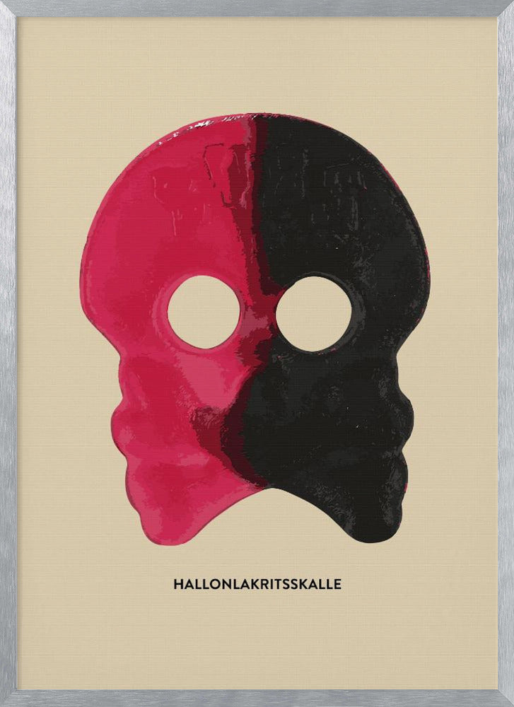 Hallonlakritsskalle Poster