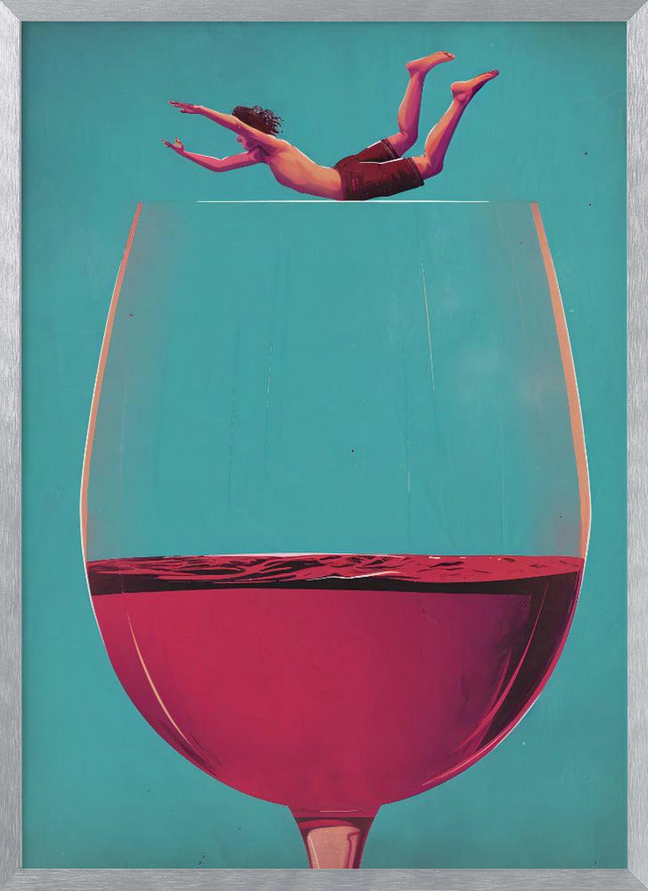 Wine Dive Poster