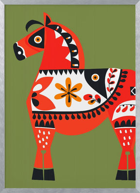 Alternative Dala Horse Poster