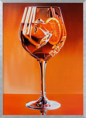 Aperol Spritz Orange Poster