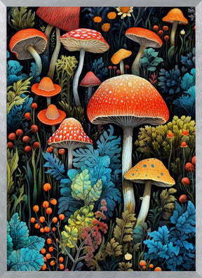 Nature 1 mushrooms Poster