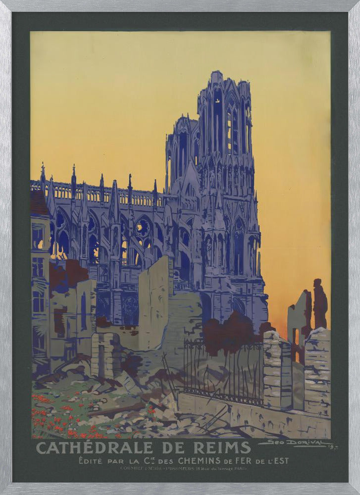 Cathédrale de Reims Poster