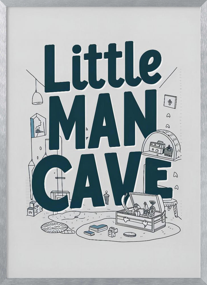 Little Man Cave Poster