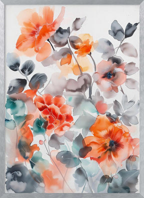 Watercolor Floral No. 2 Poster