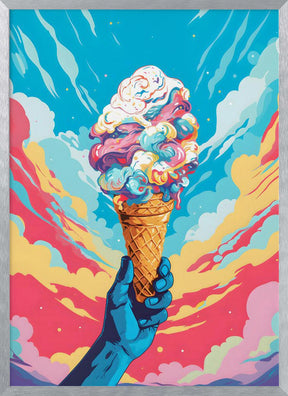 Ice Cream Pop Art Poster