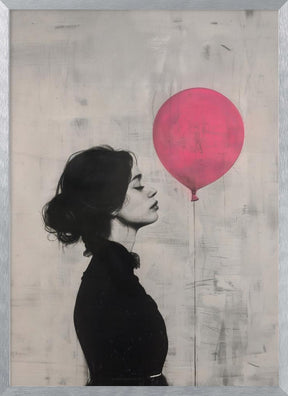 The Girl With the Pink Balloon Poster