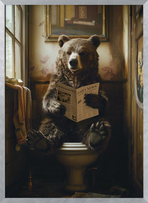 The Toilet Bear Poster