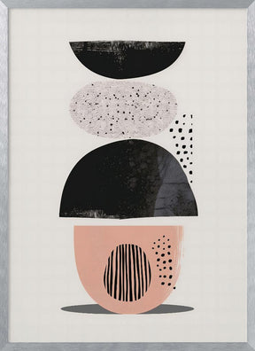 Abstract Minimalist Shapes No 7 Poster