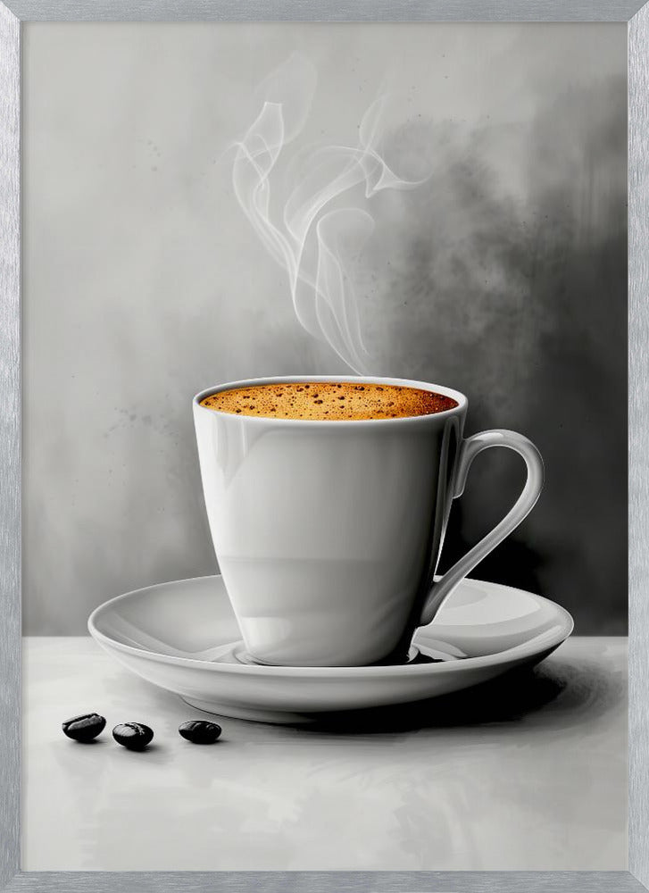 I Love Coffee Food Illustration Art (16) Poster