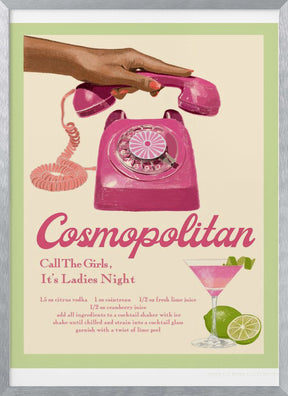 Jlr Cocktails Cosmopolitan Poster