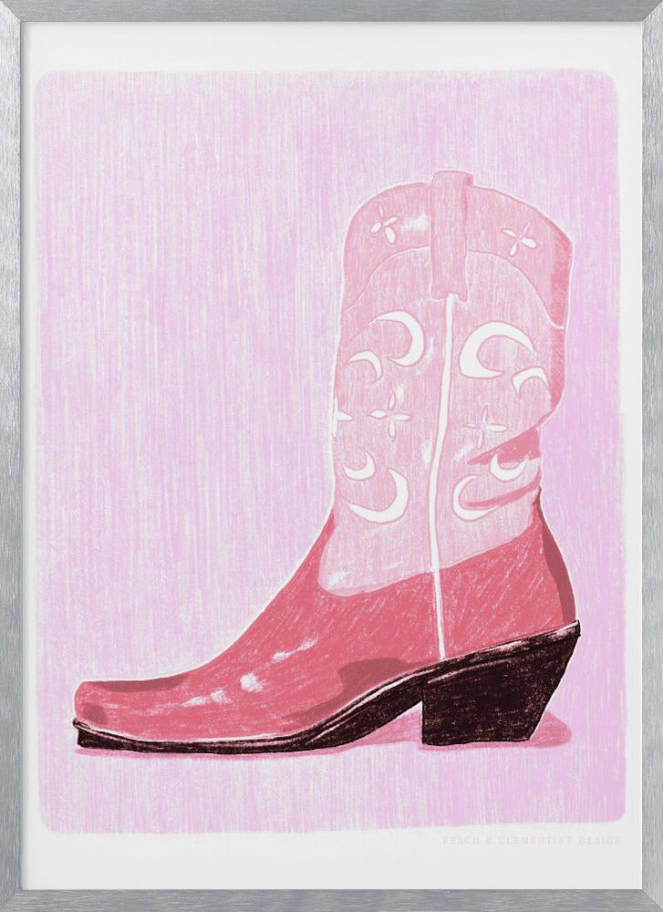 P&amp;c Cowgirlboot Poster