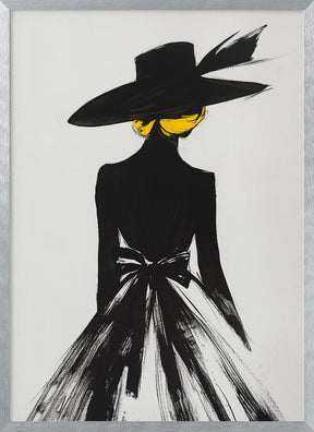 The Lady In the Black Hat Poster