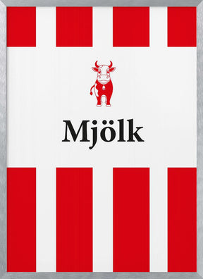 Mjölk Röd Poster