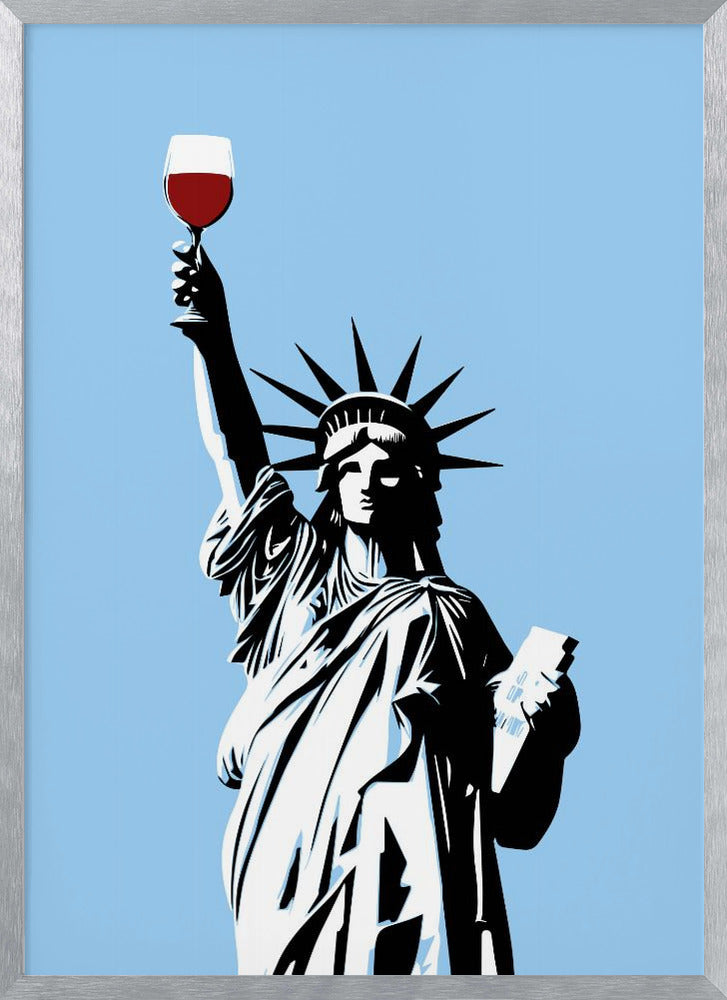 Liberty of Wine Poster