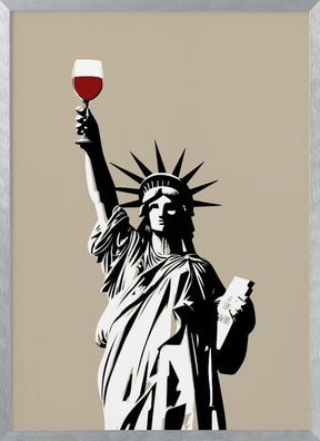 Liberty of Wine Poster