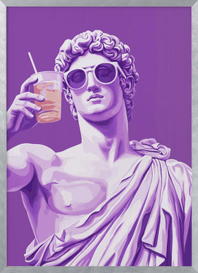 Greek Statue Cheers Poster