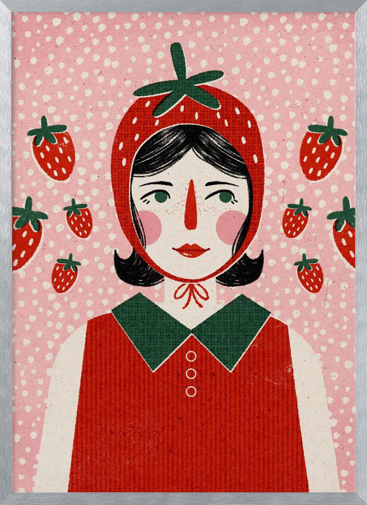 Strawberry Girl Poster