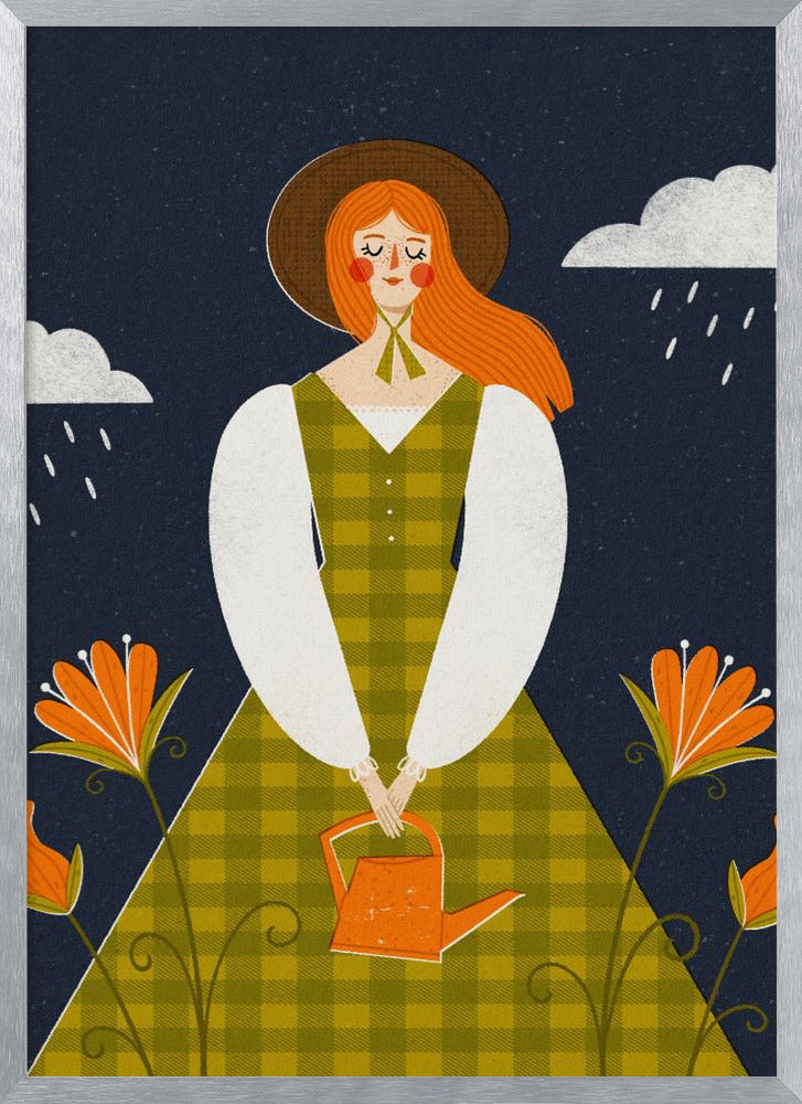 Autumn Girl Poster