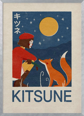 Kitsune Fox Poster