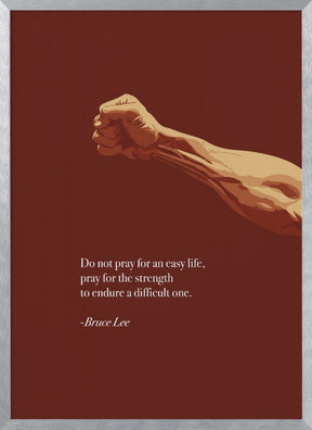 Bruce Lee Quote Poster