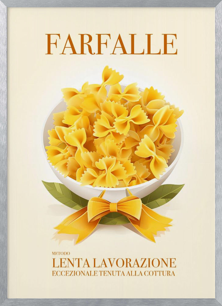 Pasta Farfalle Poster