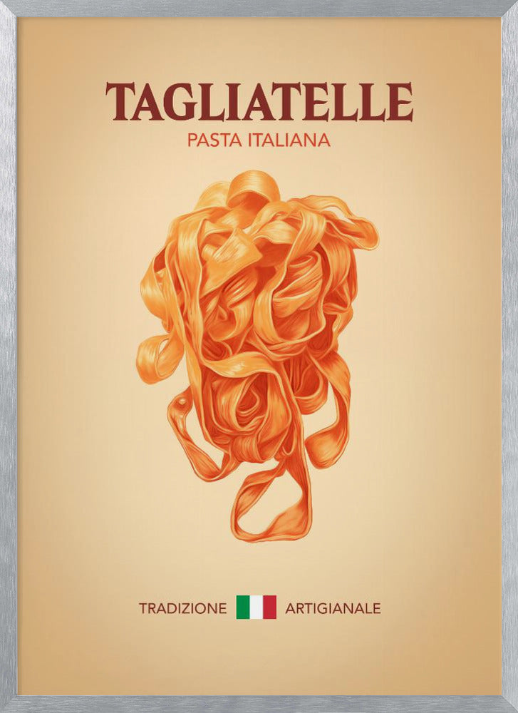 Tagliatelle Pasta Italiana Poster