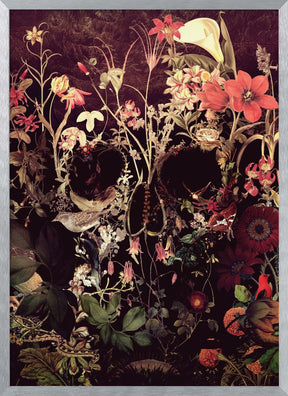 Bloom Skull Poster