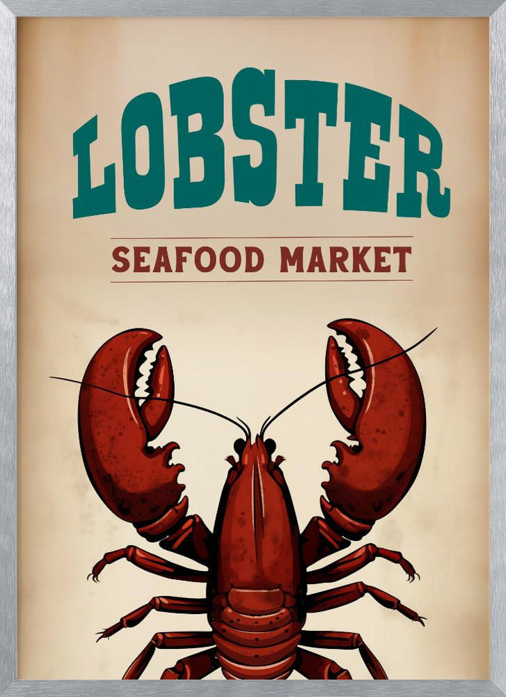 Lobster Seafood Market Poster