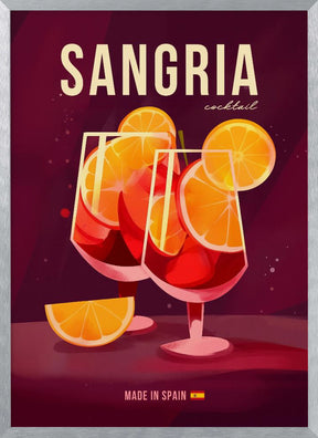 Sangria Cocktail Poster