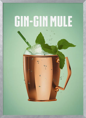 Gin Gin Mule Copper Poster