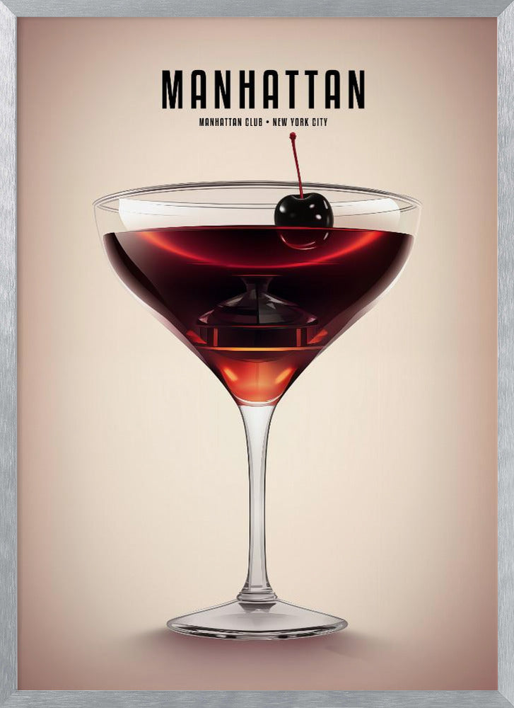 Manhattan Cocktail Poster