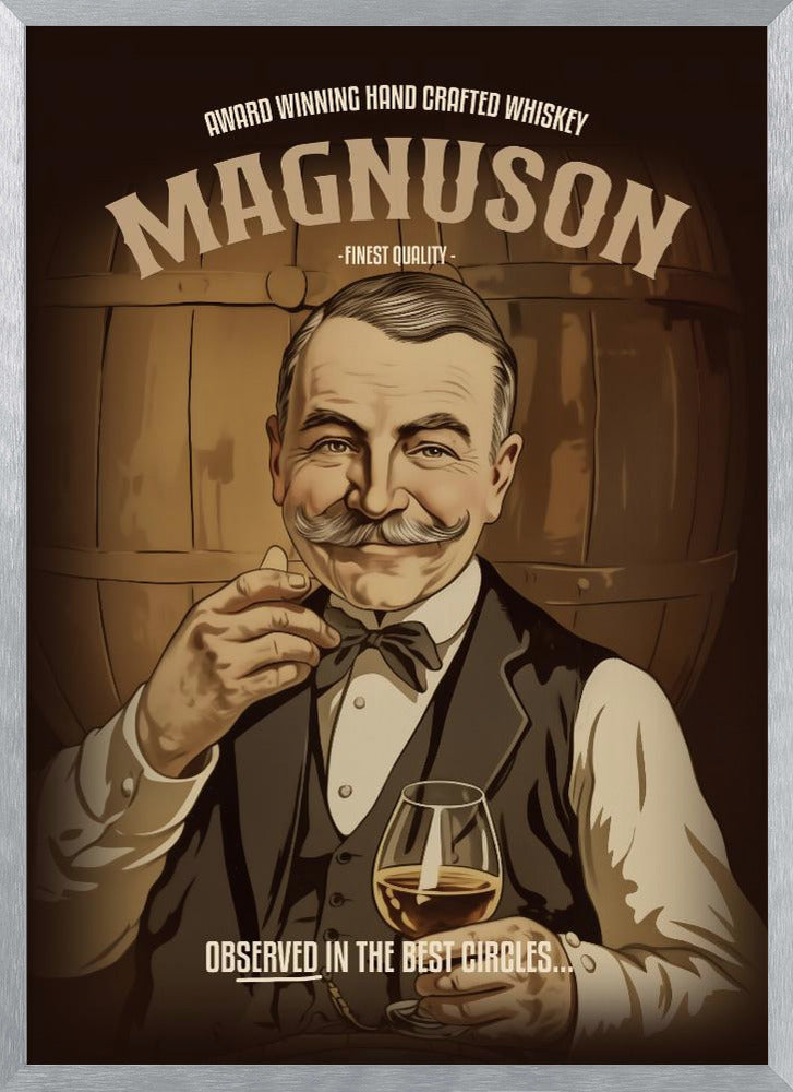 Magnuson Whiskey Poster