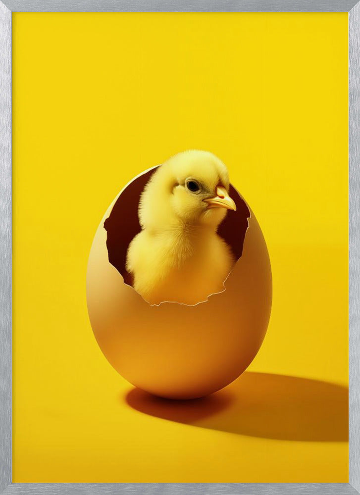 Yellow Chicken Poster