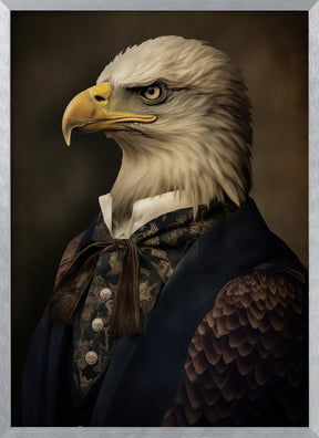 Bald Eagle Portrait Poster