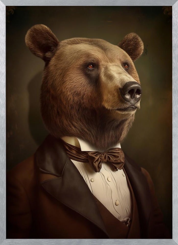 Bear Portrait Poster