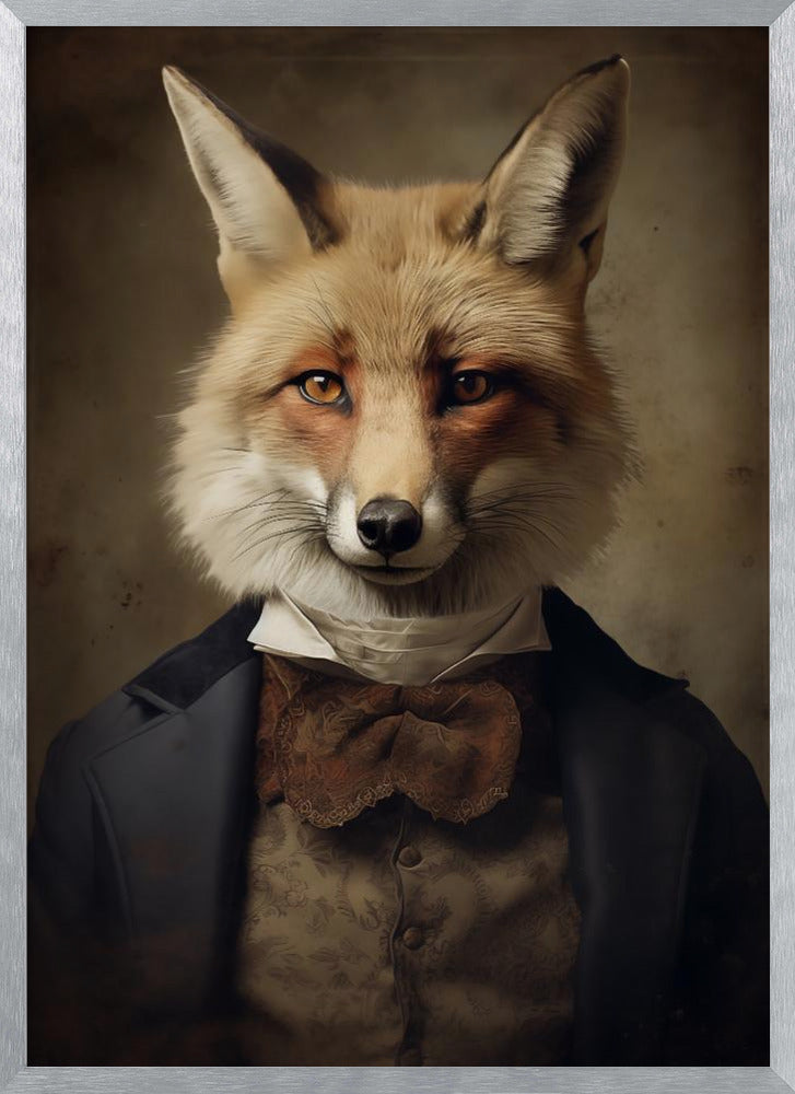 Fox Portrait Poster