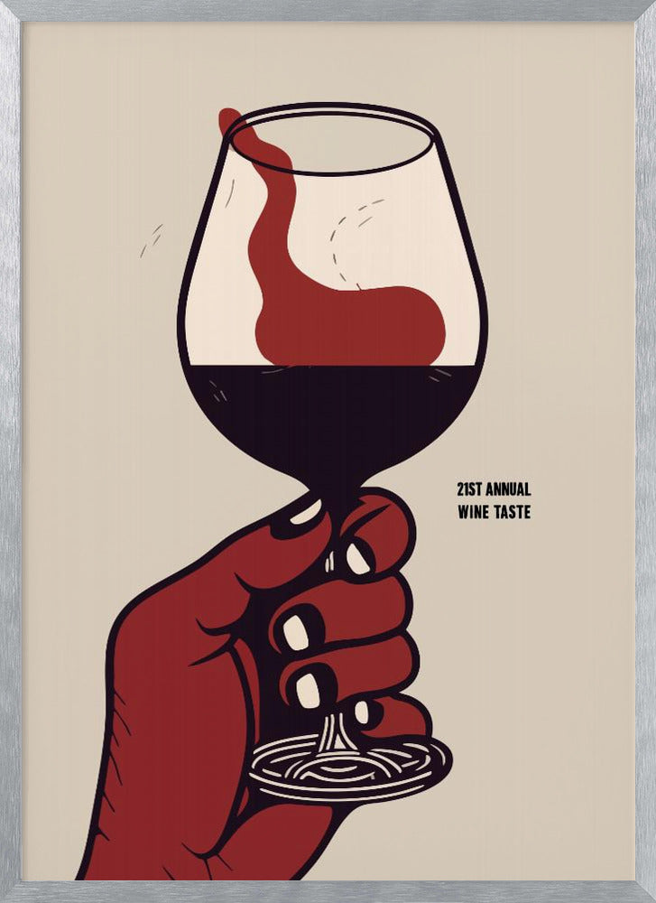 21st Annual Wine Taste Poster