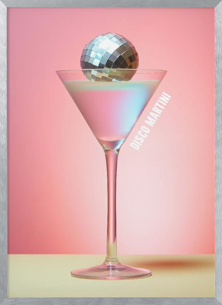 Disco Martini Poster