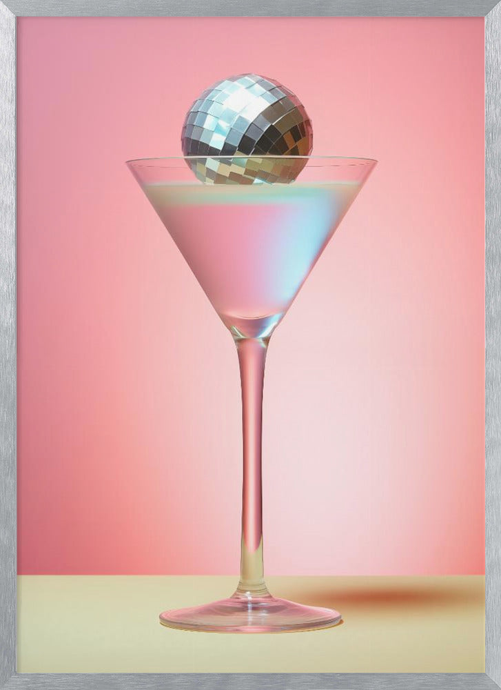 Disco Martini Poster