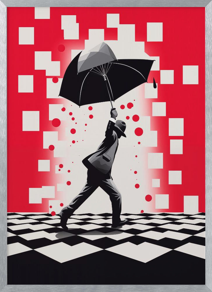 Umbrella Man Poster